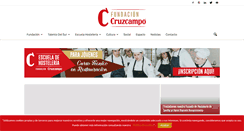 Desktop Screenshot of fundacioncruzcampo.com