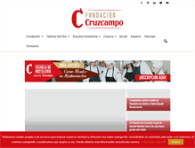 Tablet Screenshot of fundacioncruzcampo.com